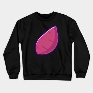 Purple Sweet Potato Cartoon Crewneck Sweatshirt